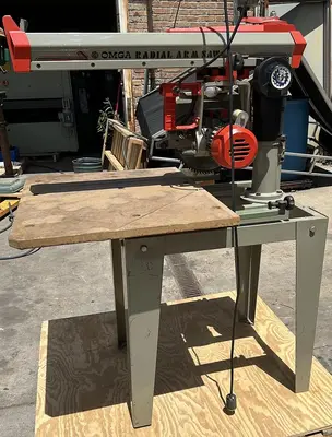 Used 1989 OMGA RN450 Woodworking Radial Arm Saws Illinois US | Pleasant Street Machinery #1263812