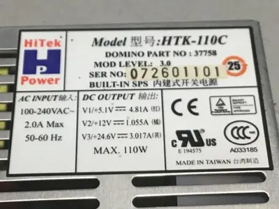 USED HITEK POWER CORP HTK-110C