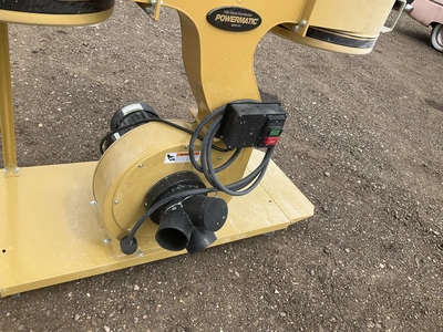 Powermatic Turbocone dual filter dust collector- missing the collection bags on both sides, 230 volt...