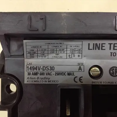USED ALLEN BRADLEY 1494V-DS30 SER A
