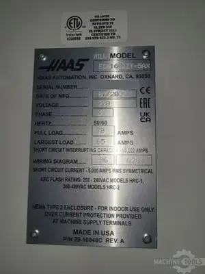 USED 2022 HAAS EC-1600YZT-5AX