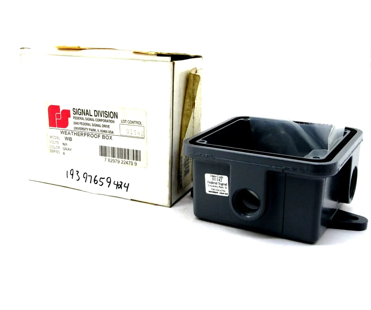 NEW SIGNAL DIVISION WB WEATHERPROOF BOX