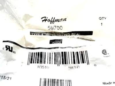 NEW HOFFMAN ENCLOSURE HOLE SEAL TYPE 4, 3B, 12, 13