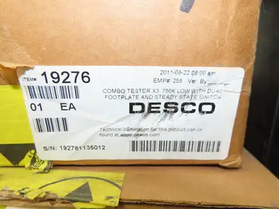 New | in-Stock DESCO _UNKNOWN_ Misc Electrical & Power Parts | Arrow Industrial #627842