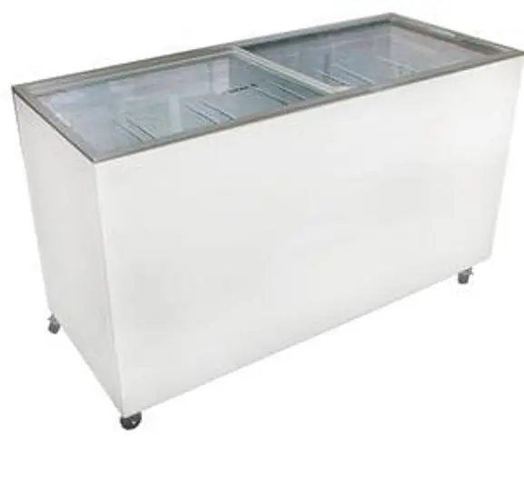 Ice Cream Flat Top Flat Lid Display Freezer - 15.5 Cu.ft