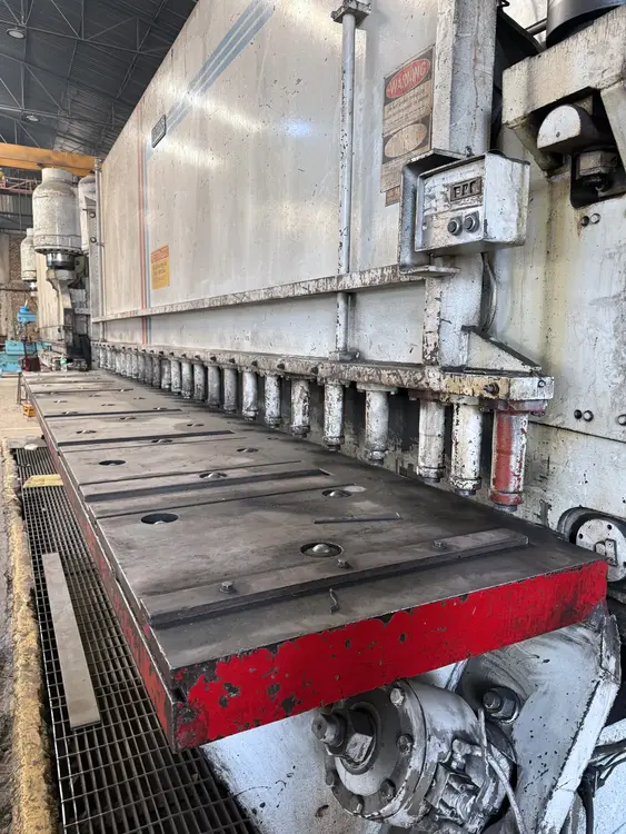 Used 1975 PACIFIC 750R24 3/4 24 FT 750 TON HYDRAULIC SHEAR Sheet Metal Shears Illinois US | Machinery Marketing International #1418357