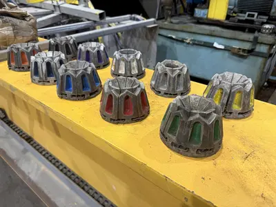 CAT CRIMPUTER HOSE CRIMPING & COUPLING PRESS , WITH TOOLING DIES & ENERPAC HYDRUALIC UNIT: YOBRO #24865