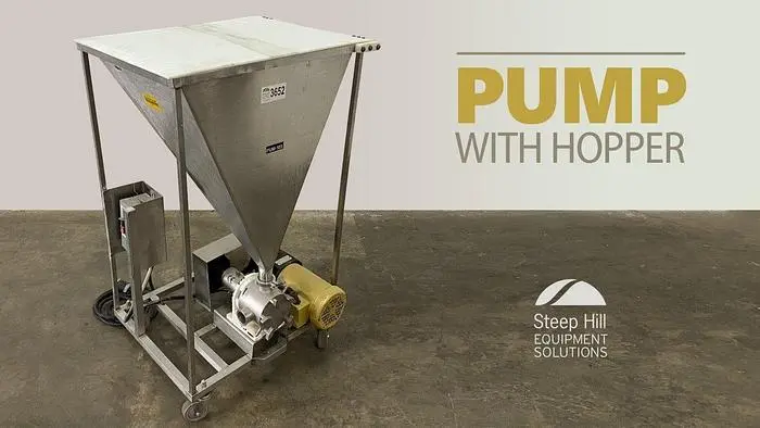 Progressive Cavity Pump With Hopper