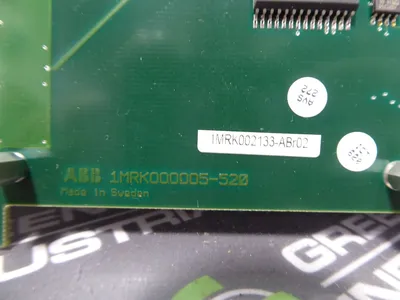 ABB 1MRK002133-ABr02 Bay Control System Card 1MRK000005-520 Used