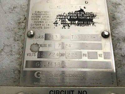 GS 7N24 Enclosure Explosion Proof Panelboard Breaker Hazardous Location