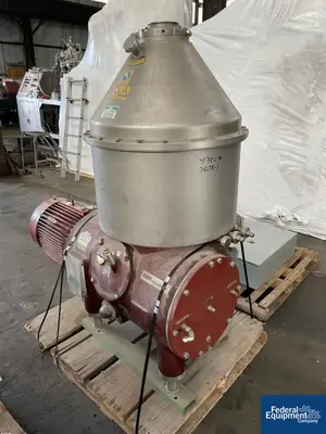 NEW GEA Westfalia GEA Westfalia Solid Bowl Disc Centrifuge, Model TC100-01-006