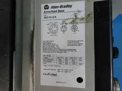 USED ALLENBRADLEY 280DF12Z10CGRW3P1