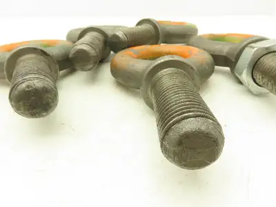 Forged Shoulder Eye Bolt 1"-7 Thread x 3" Shank  Lot of 5  Made in USA