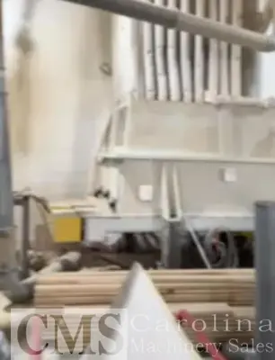 USED HOEKER MAGNUM BRIQUETTE PRESS LINE WITH ROBOTIC STACKING