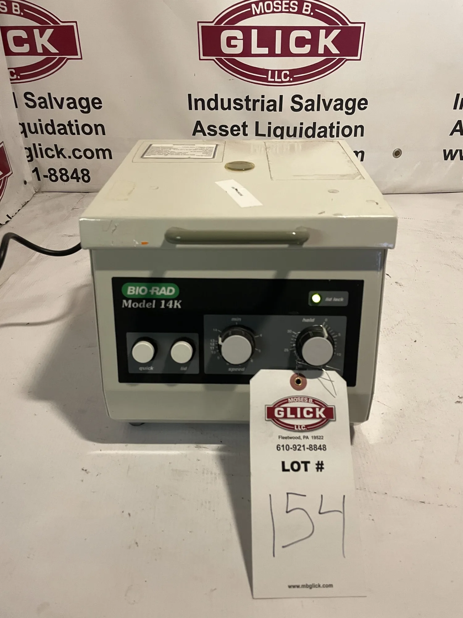 Bio-Rad 14K Benchtop Centrifuge 14000RPM