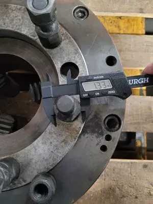 3 JAW CHUCK, LATHE, 15.75IN DIAMETER, 5-1/4IN THROUGH HOLE