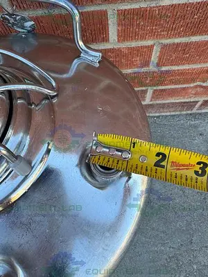 USED ALLOY PRODUCTS 45 LITER STAINLESS STEEL PRESSURE VESSEL 130 PSI