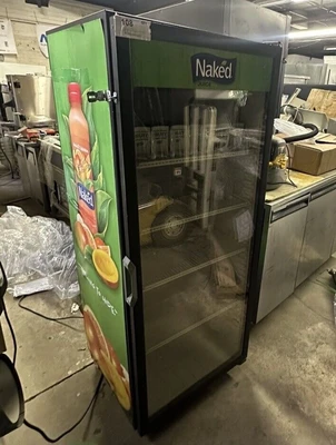 174-0174 QDB DC12HB Self Contained Glass Door Merchandising Cooler