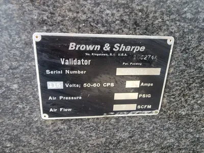 BROWN & SHARPE Granite Surface Plate 41" x 49" x 8" Thick GRANITE SURFACE PLATES | Cleveland Machinery Sales, Inc. (2)