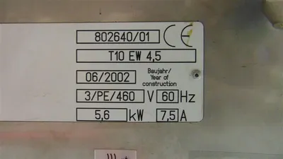 Intec Bielenberg T10EW4.5 Temperature Gauge Unit T10 EW 4,5 Used