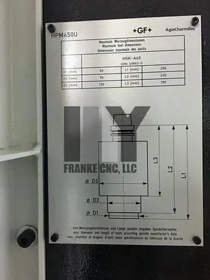 Used 2013 MIKRON MILL MIKRON HPM 450U Vertical Machining Centers (5-Axis or More) | FRANKE CNC, LLC #1382308