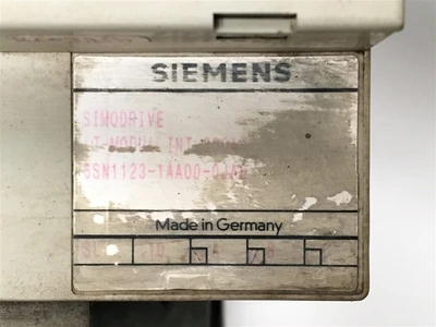 USED SIEMENS 6SN1123-1AA00-0JA0, PART OF THE SET-LT-MODUL INT.2