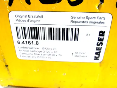 NEW KAESER 64161.0 AIR FILTER CARTRIDGE 641610