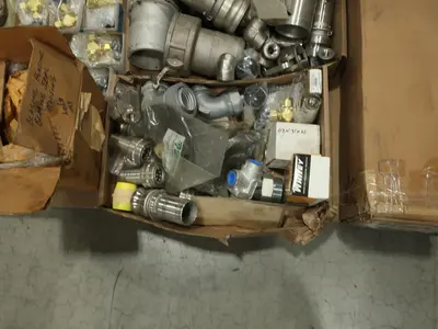 3 PALLETS OF ASSORTED VALVE PARTS