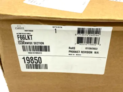 NEW HOFFMAN TRANSPOSITION CLOCKWISE WIREWAY SECTION ENCLOSURE