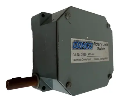 NEW GEMCO 2006402l60A ROTARY LIMIT SWITCH