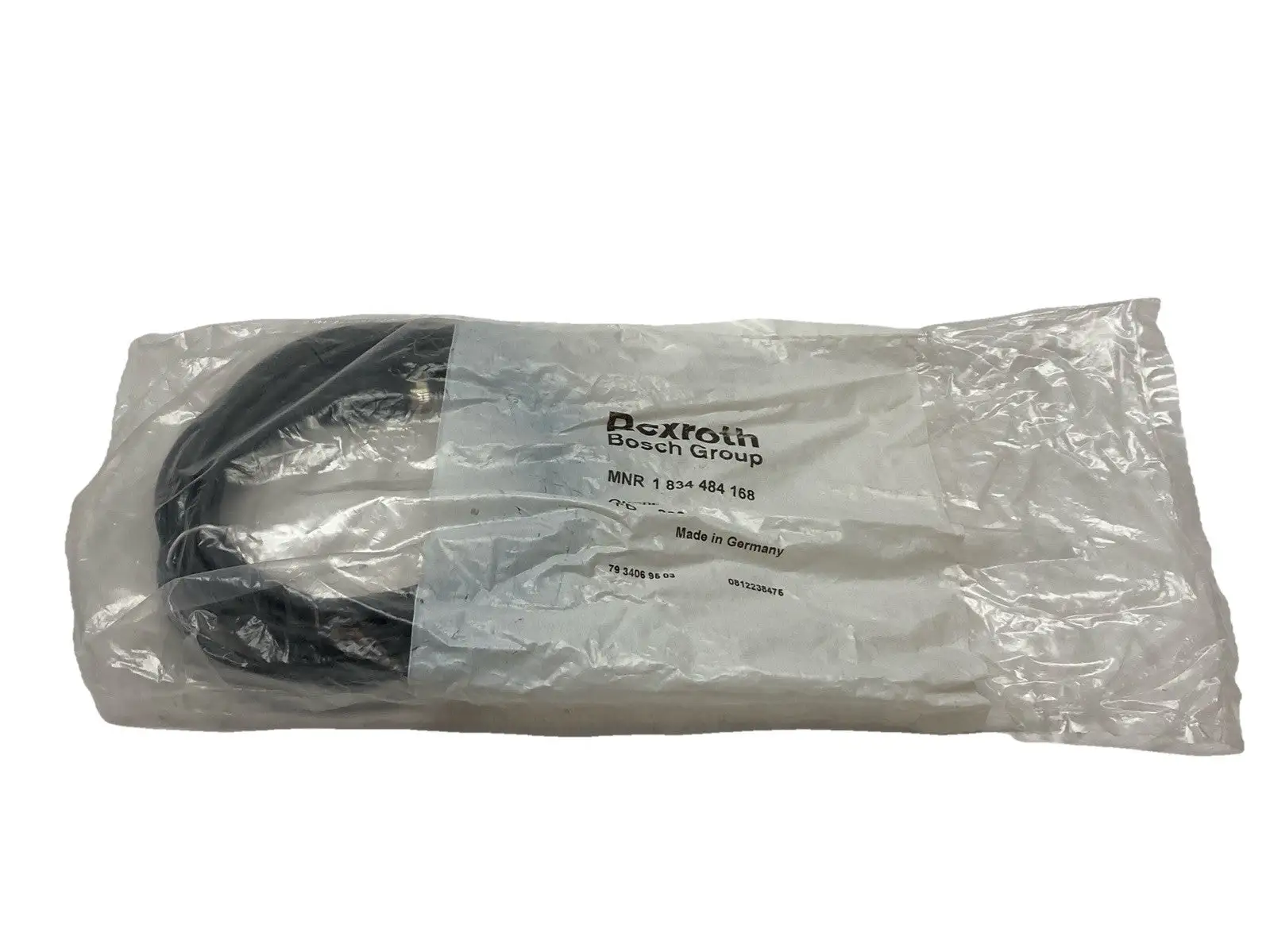 1834484168 | Bosch Rexroth  Single Ended Cordset Female M8 3-Pin - New