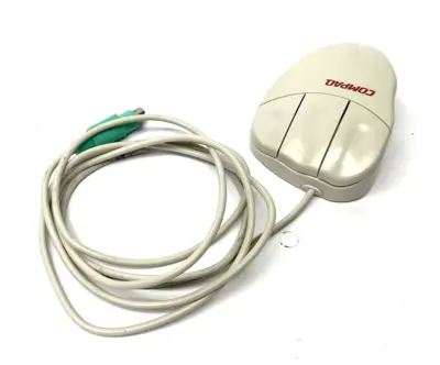 USED LOGITECH MOUSEMAN COMPAQ THREE-BUTTON MOUSE 269210-006