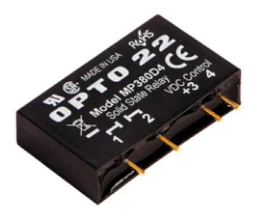Opto 22 MP380D4 MP Model, 380 VAC, 4 Amp, DC Control Solid State Relay SSR [New]