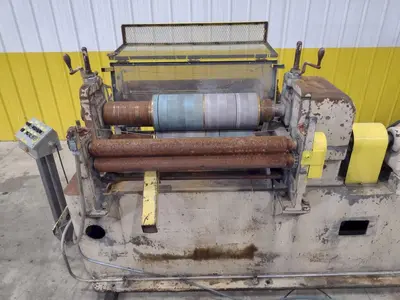 36" YODER POWERED SLITTING HEAD WITH FEED ROLLS: STOCK #22948