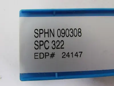 Valenite SPHN 090308 EDP# 24147 Carbide Insert Grade UK20 SPC322 Box of 10pcs