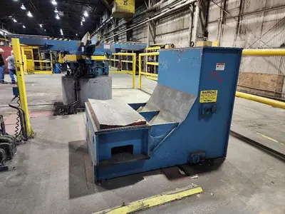 52” x .100” x 35,000 Lb. Stamco Double-Loop Slitting Line