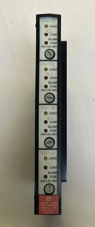 Used SQUARE D 8030DOM-221 PLC Input & Output Ohio US | Surplus Asset Holdings #1240601