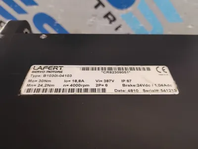 LAFERT B10301-04103 Servo Motors | ESS Industrial Equipment Sales (8)