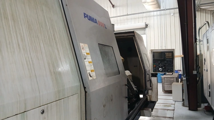 Used 2007 DOOSAN PUMA 800L CNC Lathes Ohio US | Toolquip, Inc. #1327053