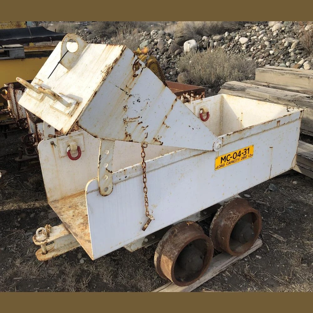 0.5yd³ End Dump Mine Cars