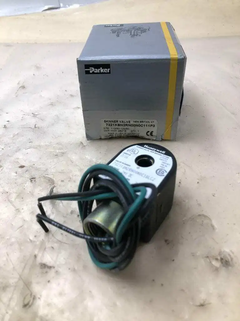 Parker 7321KBN2RN00N0C1GLC2 Skinner Solenoid Valve 7/16″ 24VDC 3-60PSI -NIB