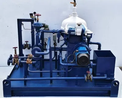 Alfa-Laval MAB 104B-14/24 oil purifier skid, SS.