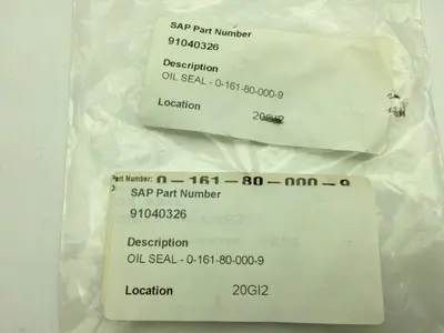 Krones 0-161-80-000-9 Shaft Seal LOT OF 2