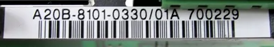 USED FANUC A20B-8101-0330/01A CIRCUIT BOARD A20B8101033001A