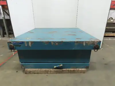Advance Lifts 9500Lb. Hydraulic Scissor Lift Table 63"x64" Top 23-5/8" to 84"