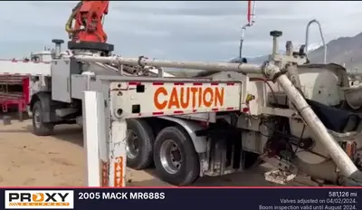 Used 2005 MACK MR688S Concrete Mixer Trucks Colorado US | Proxy Equipment #1379001