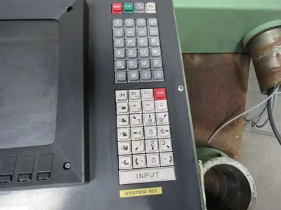 Hitachi Seiki Operator Interface Panel W/Swing Arm Removed From a HT25 CNC