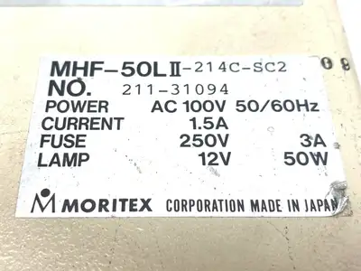 Used Moritex Light Source Light Sources / LED Michigan US | Maverick Industrial Sales #1393544