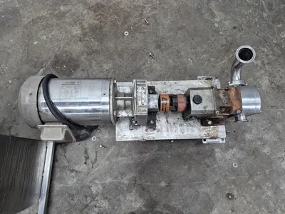 1 HP SS PD Pump with Cart