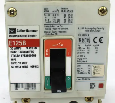USED CUTLER-HAMMER EGB3035FFG